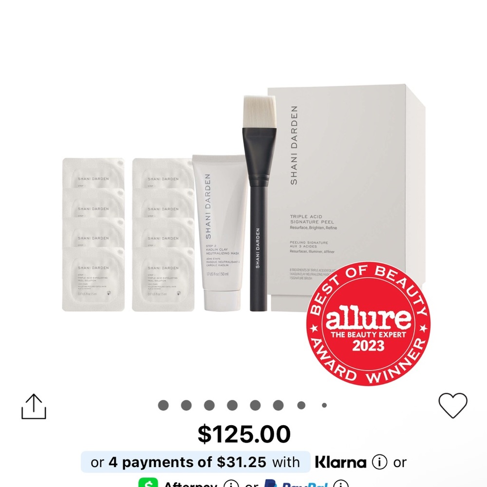 Shani Darden triple acid signature peel